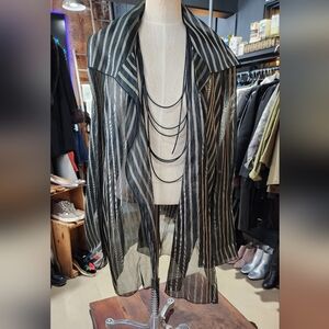 Lili Butler Sheer Oversize Top